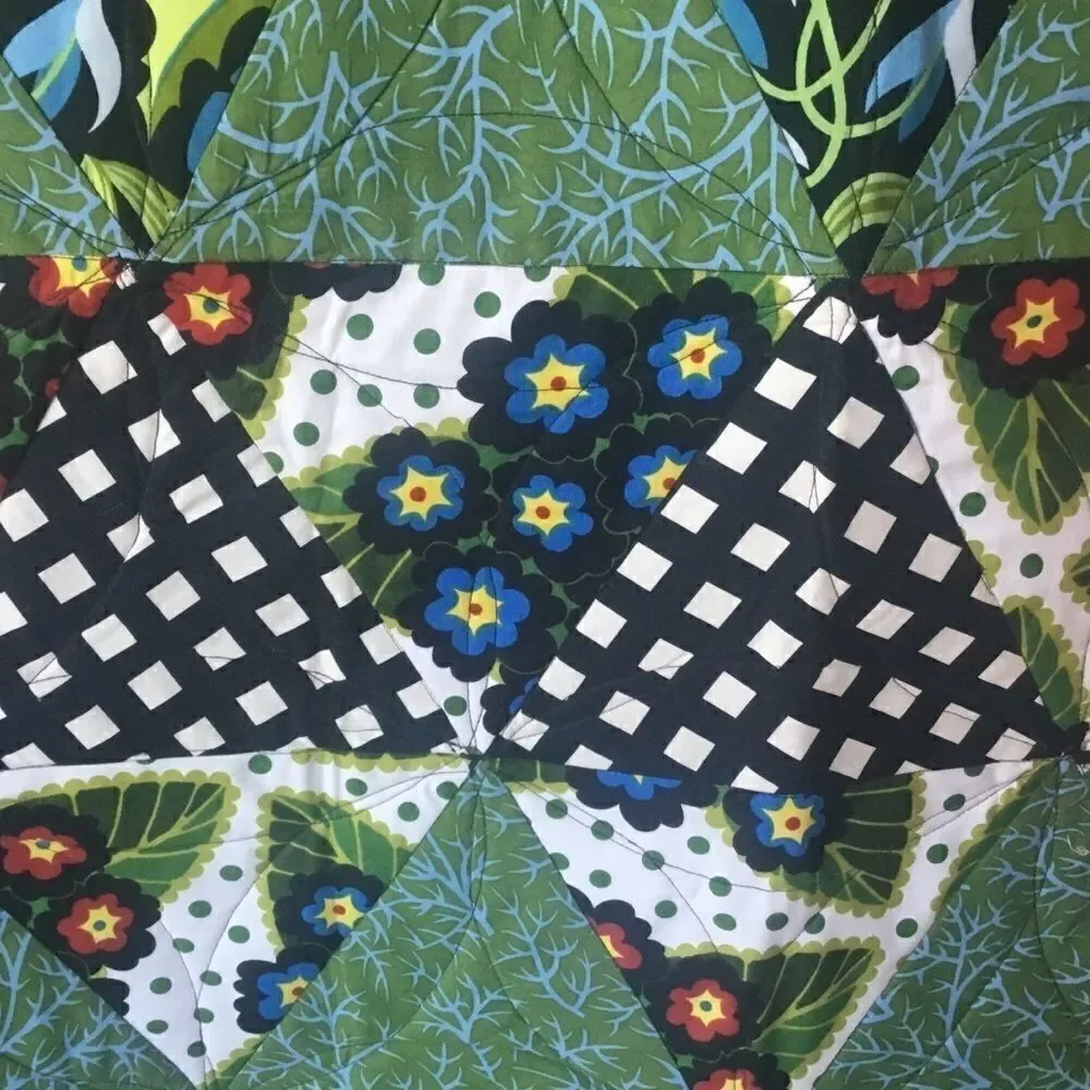 Handmade Lap Quilt Triangles